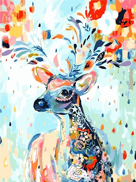 Fantasy Stag - Paint by Numbers Kit