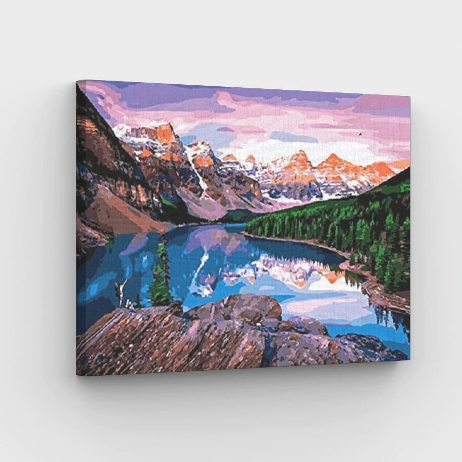 Gorgeous Viewpoint in the Mountains - Paint by Numbers Kit