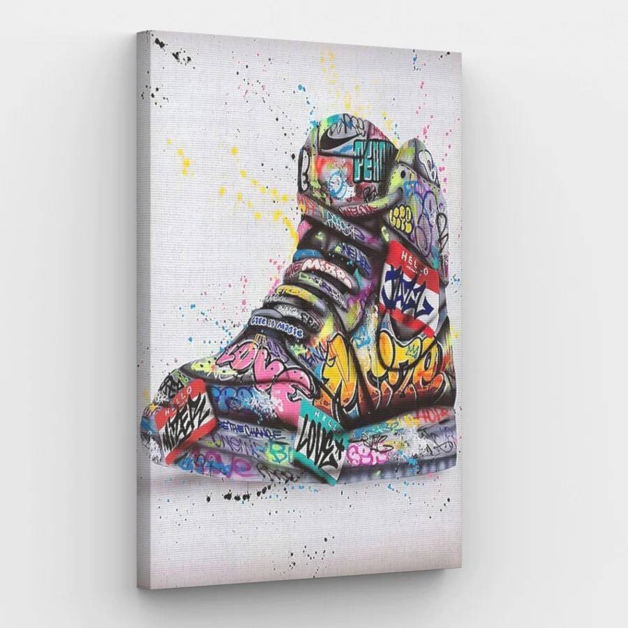 Graffiti Sneaker - Paint by Numbers Kit