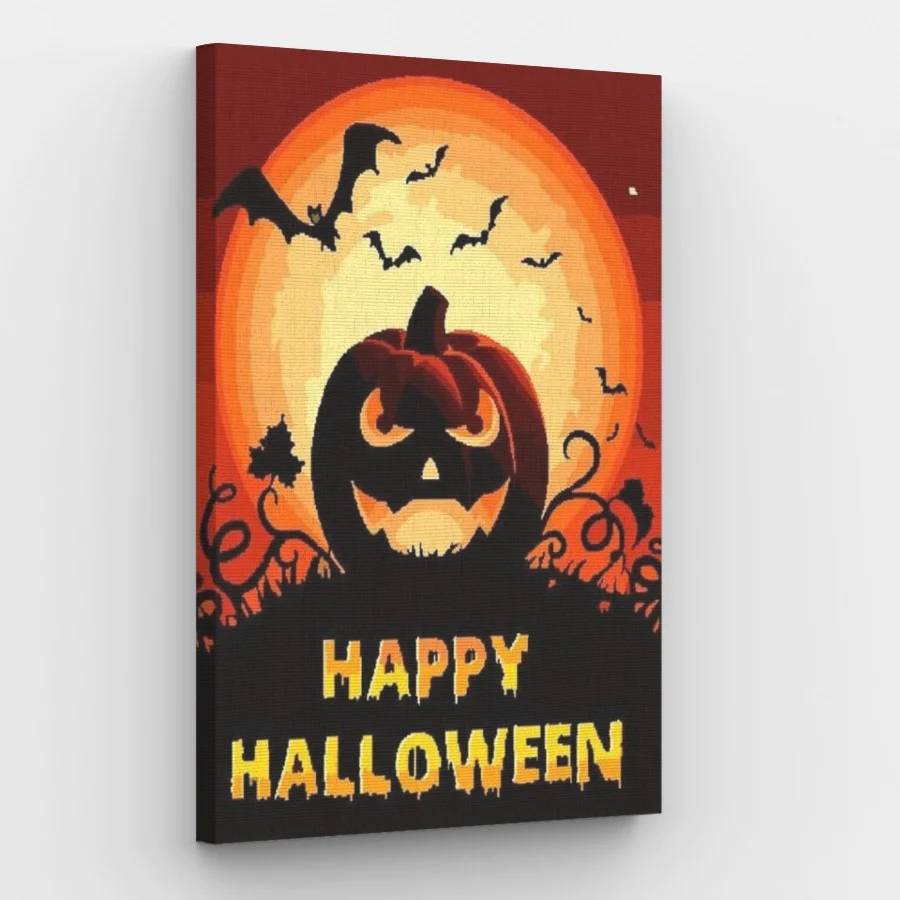 Happy Halloween - Paint by Numbers Kit