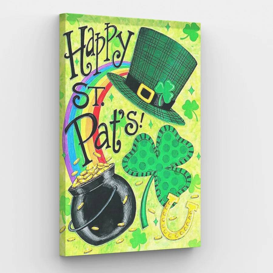 Happy St. Patrick - Paint by Numbers Kit
