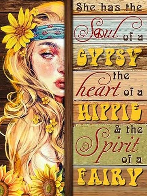 Heart of Hippie - Paint by Numbers Kit