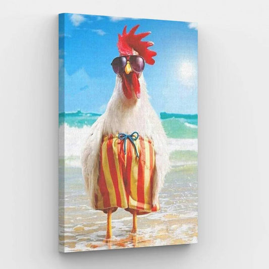 Holiday Rooster - Paint by Numbers Kit
