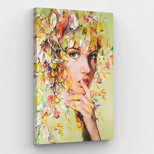 Lady Autumn - Paint by Numbers Kit