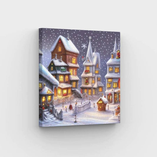 Lots of Snow this Christmas - Paint by Numbers Kit