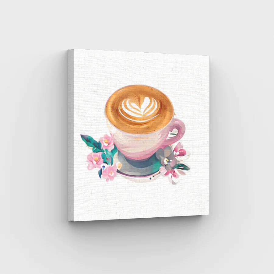 Love in Cappuccino - Paint by Numbers Kit