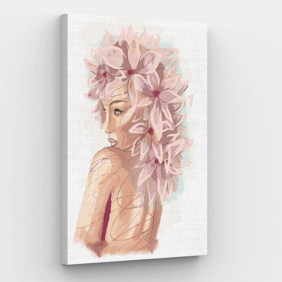 Lovely Lady in Pink - Paint by Numbers Kit