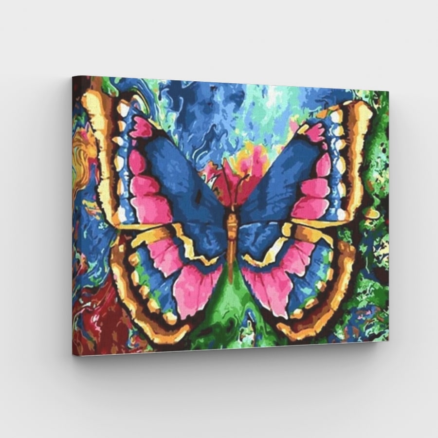 Magical Colorful Butterfly - Paint by Numbers Kit