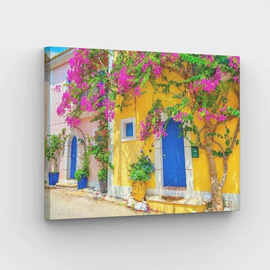 Mediterranean Vintage Street - Paint by Numbers Kit