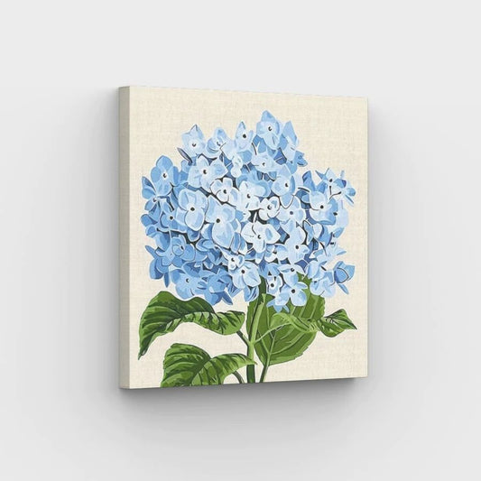 Mini Blue Hydrangea - Paint by Numbers Kit
