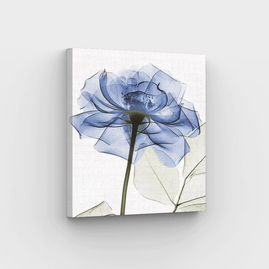 Mini Blue Rose - Paint by Numbers Kit