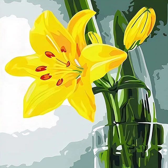 Mini Narcissus - Paint by Numbers Kit