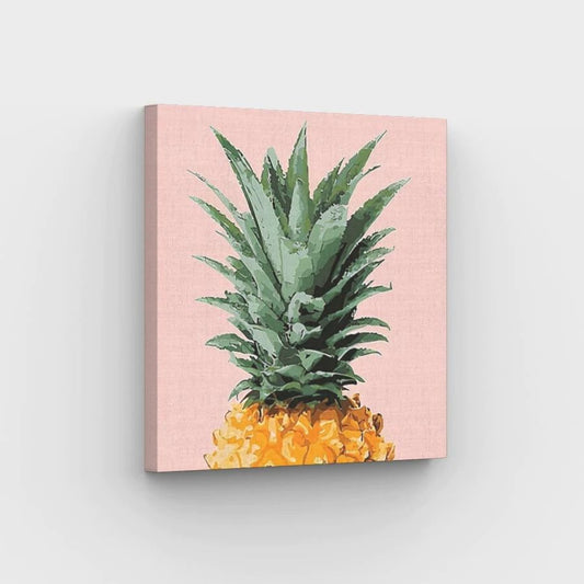 Mini Pineapple Painting - Paint by Numbers Kit