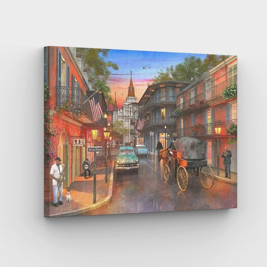 New Orleans Downtown - Paint by Numbers Kit