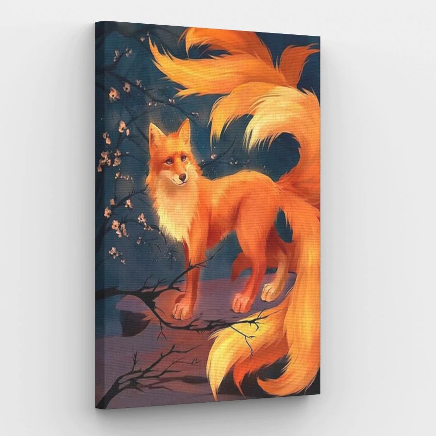 Night Fox - Paint by Numbers Kit