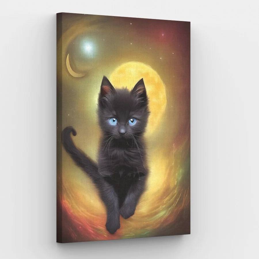 Night is Time for Cats - Paint by Numbers Kit