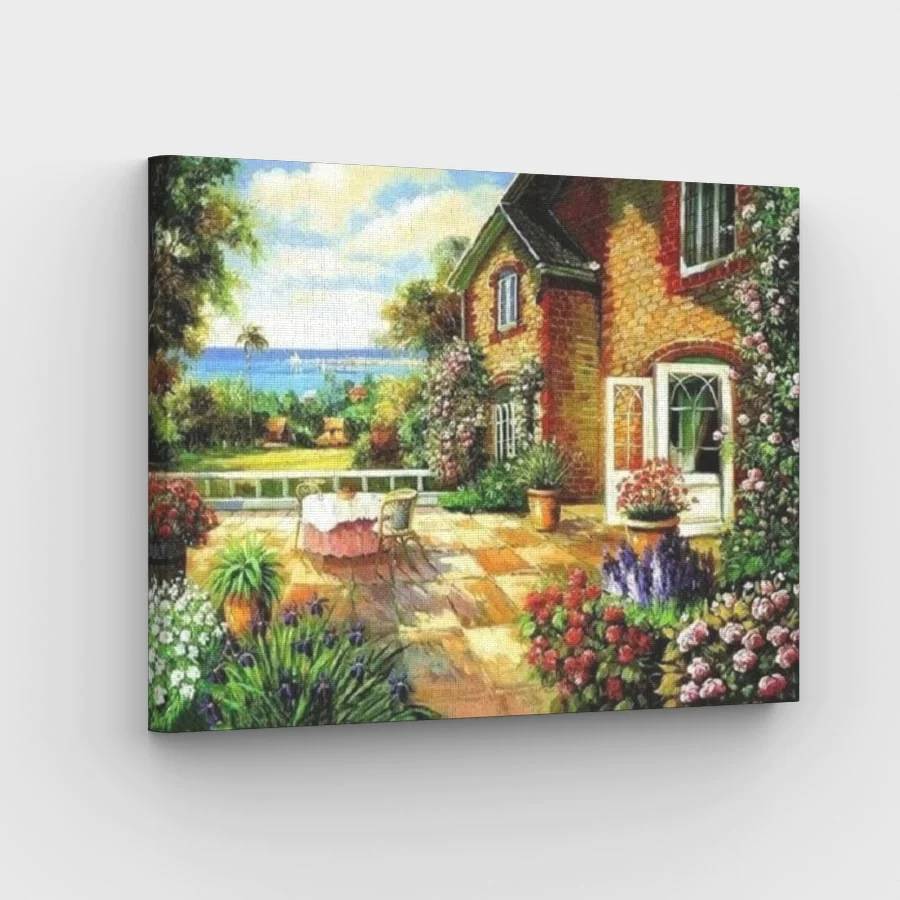 Old House by the Sea - Paint by Numbers Kit