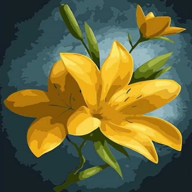 Orange Lily - Paint by Numbers Kit