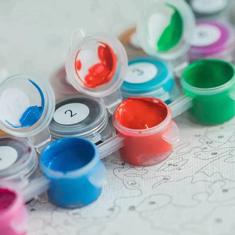 Color Splash Popart Chimp - Paint by Numbers Kit