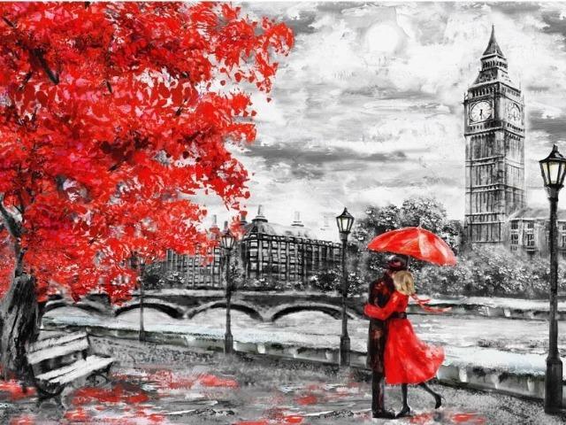 Love in London - Paint by Numbers Kit