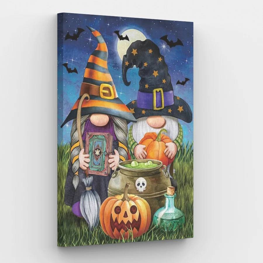 Poisonous Halloween Pygmys - Paint by Numbers Kit