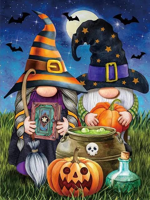 Poisonous Halloween Pygmys - Paint by Numbers Kit
