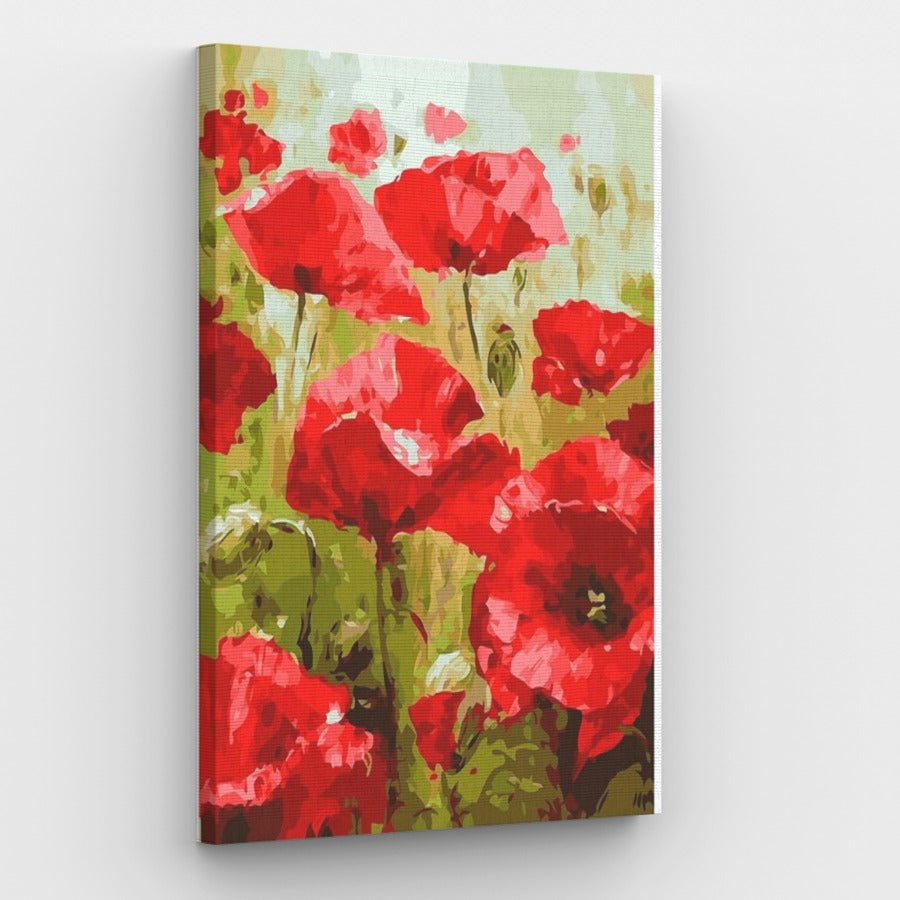 Poppy Flowers - Paint by Numbers Kit