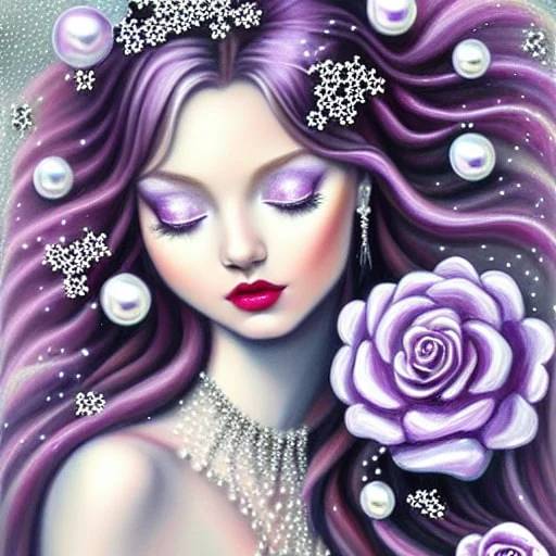 Purple Beauty - Paint by Numbers Kit