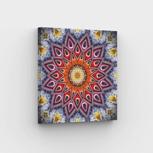 Purple Heart Mandala - Paint by Numbers Kit