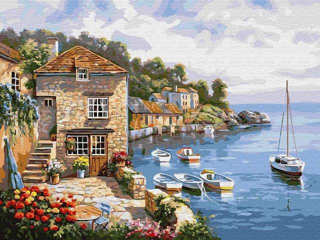 Quiet Seaside - Paint by Numbers Kit