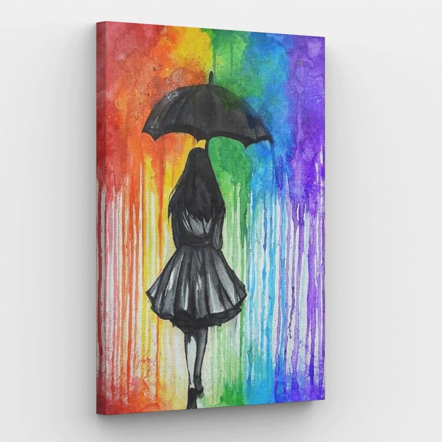Raining Rainbow - Paint by Numbers Kit