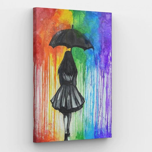 Raining Rainbow - Paint by Numbers Kit