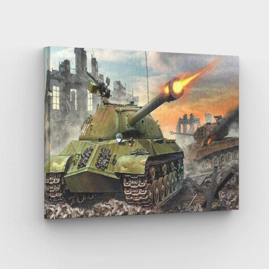 Roaring Tank - Paint by Numbers Kit