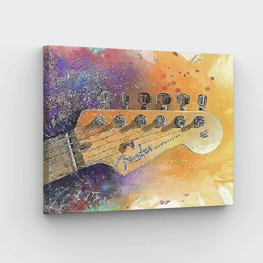 Rock Guitar - Paint by Numbers Kit
