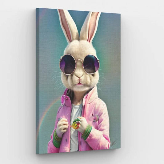 Rock Star Rabbit - Paint by Numbers Kit