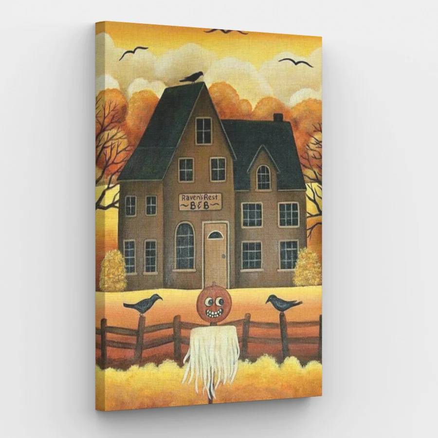 Scary House - Paint by Numbers Kit