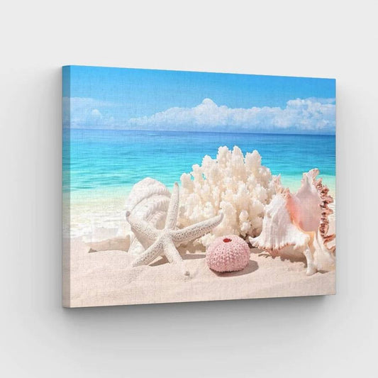 Seashells on the Beach - Paint by Numbers Kit
