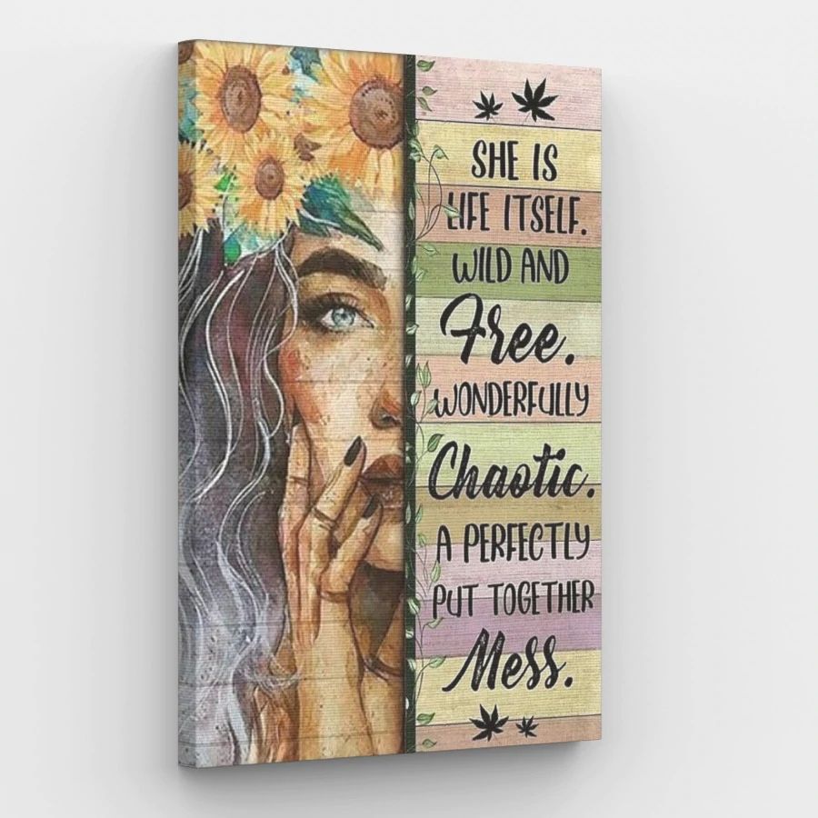 She Is Wild And Free - Paint by Numbers Kit