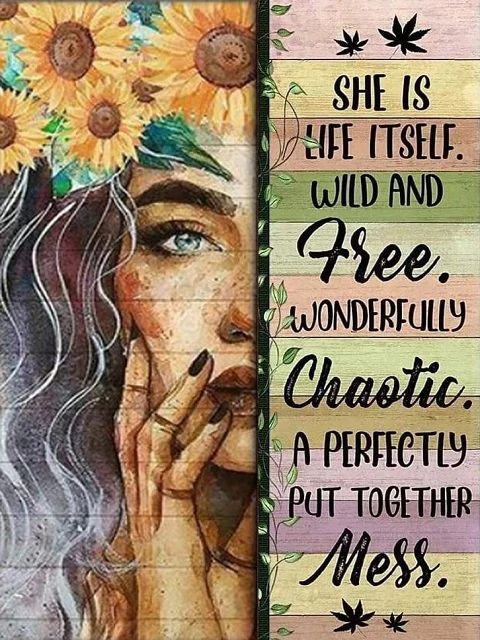 She Is Wild And Free - Paint by Numbers Kit