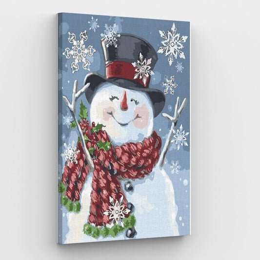Snowman - Paint by Numbers Kit