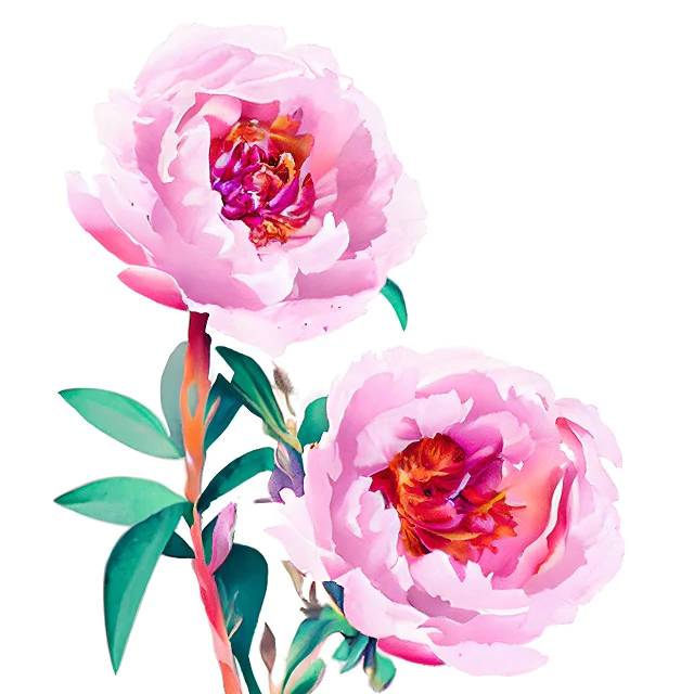 Soft Pink Peonies - Paint by Numbers Kit