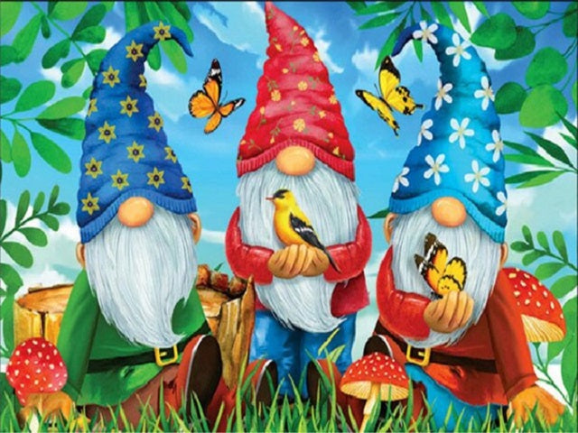 Spring Gnomes - Paint by Numbers Kit