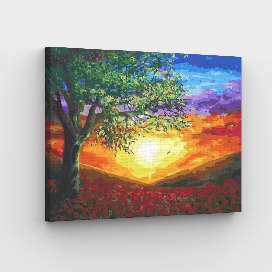 Sunset Colorful Play - Paint by Numbers Kit