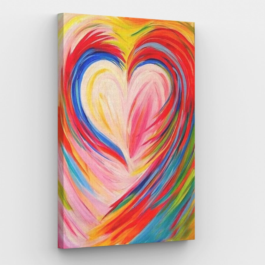Swirling Heart - Paint by Numbers Kit