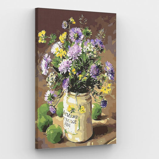 Vintage Field Flowers - Paint by Numbers Kit