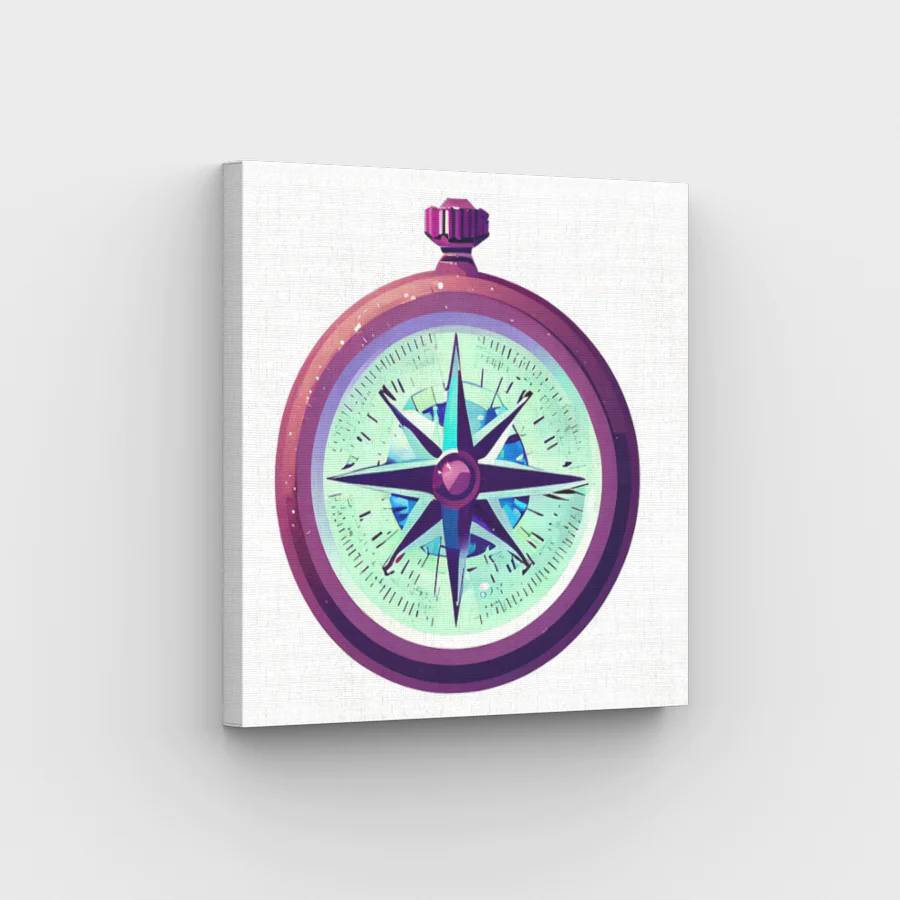 Violet Compass - Paint by Numbers Kit