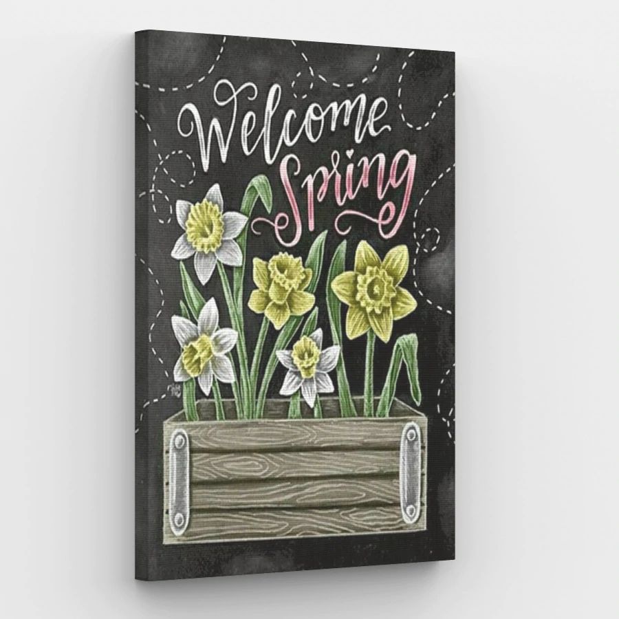 Welcome Spring - Paint by Numbers Kit