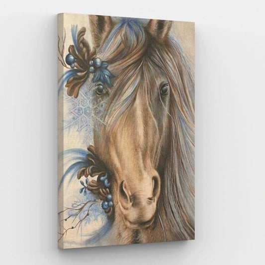 Wild Frost Horse - Paint by Numbers Kit