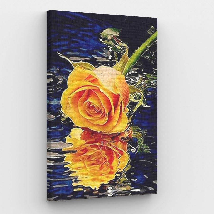 Yellow Rose - Paint by Numbers Kit