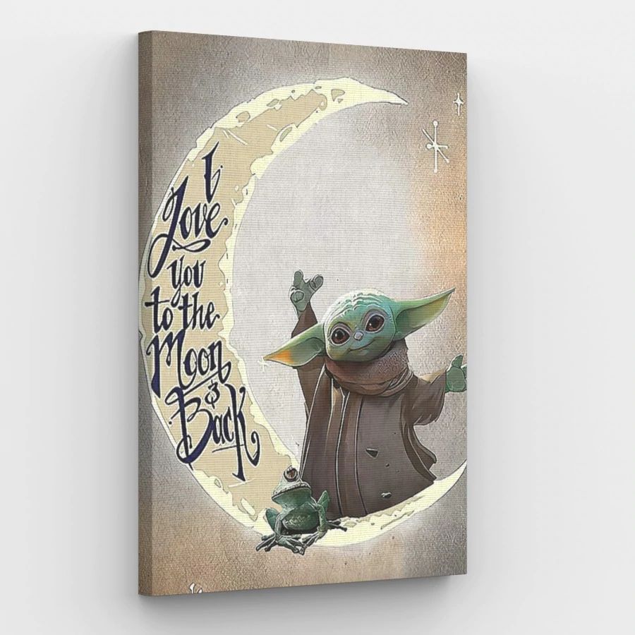 Yoda Loves You - Paint by Numbers Kit